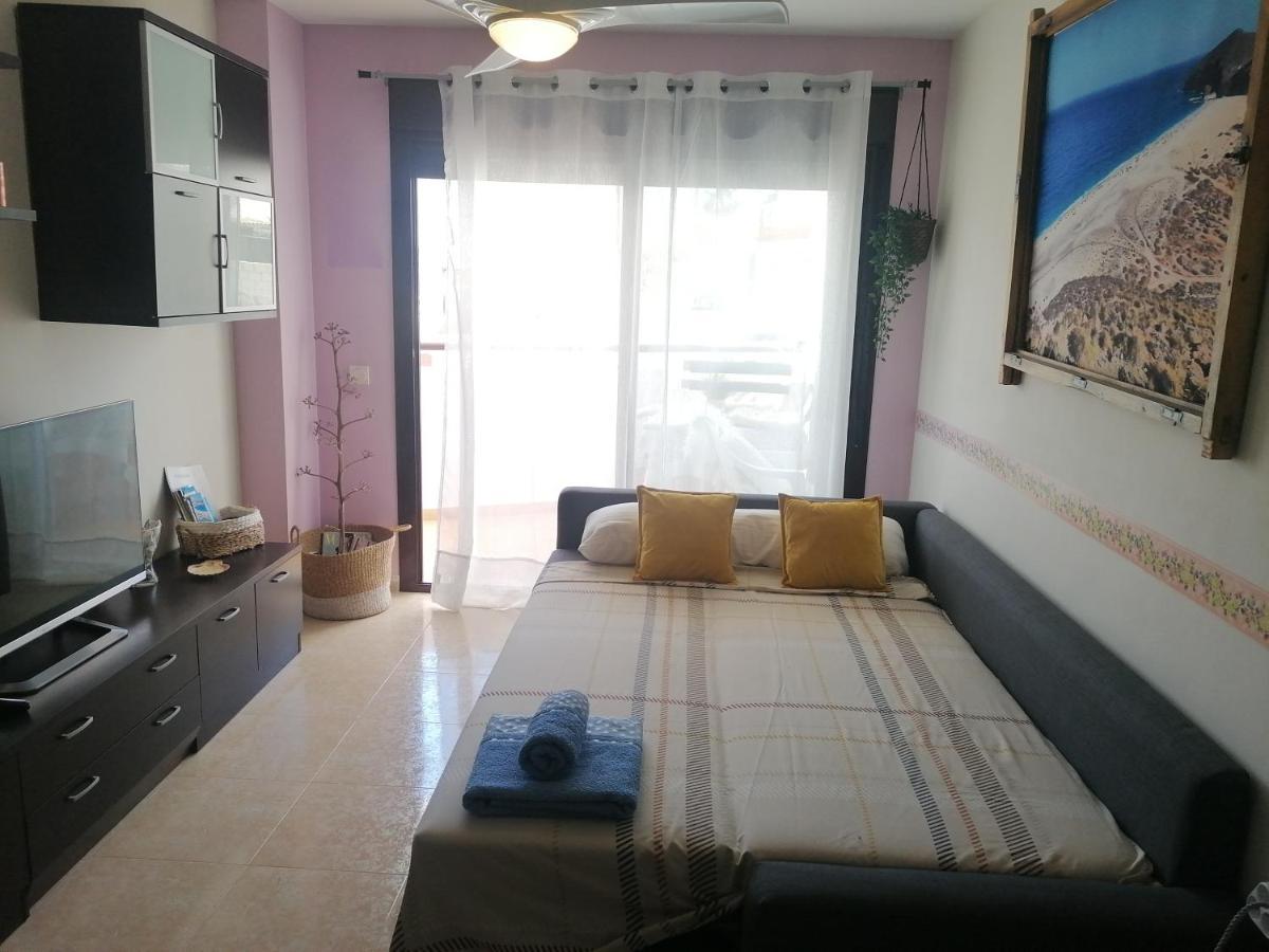 דירות קרבונראס La Pita- Terraza Con Vistas Al Mar & Parking, A 1 Min De La Playa מראה חיצוני תמונה